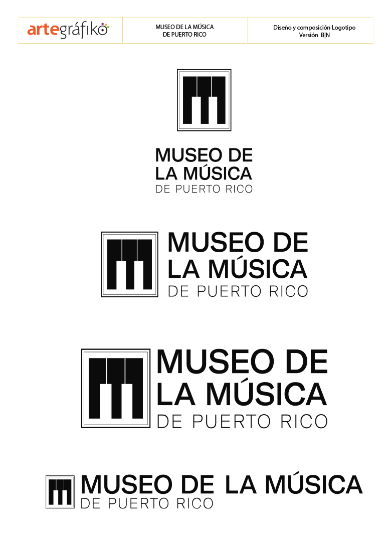 Composición de versiones del logo en JPG